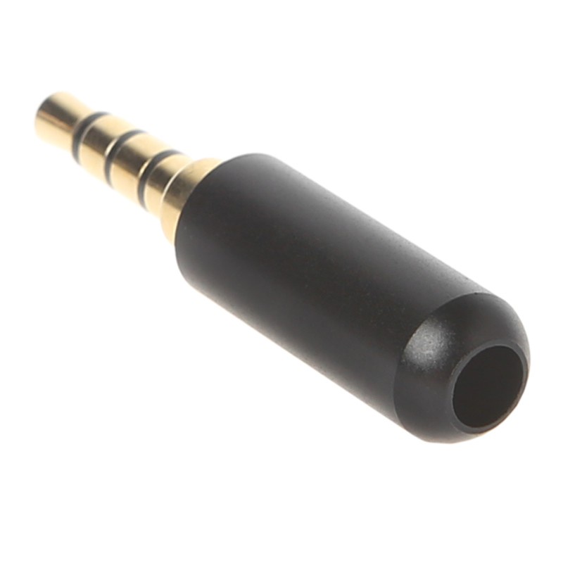 Cre Adapter Jack Audio 3.5mm 4 Pole Male Untuk Earphone / Headphone