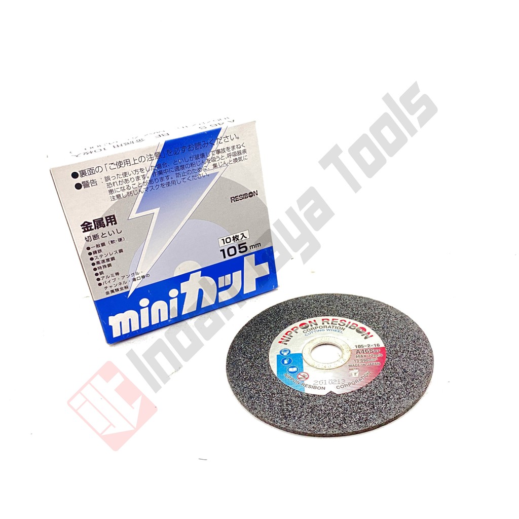 Batu Potong Besi 4&quot; NIPPON RESIBON Gerinda Gurinda - Cutting Wheel