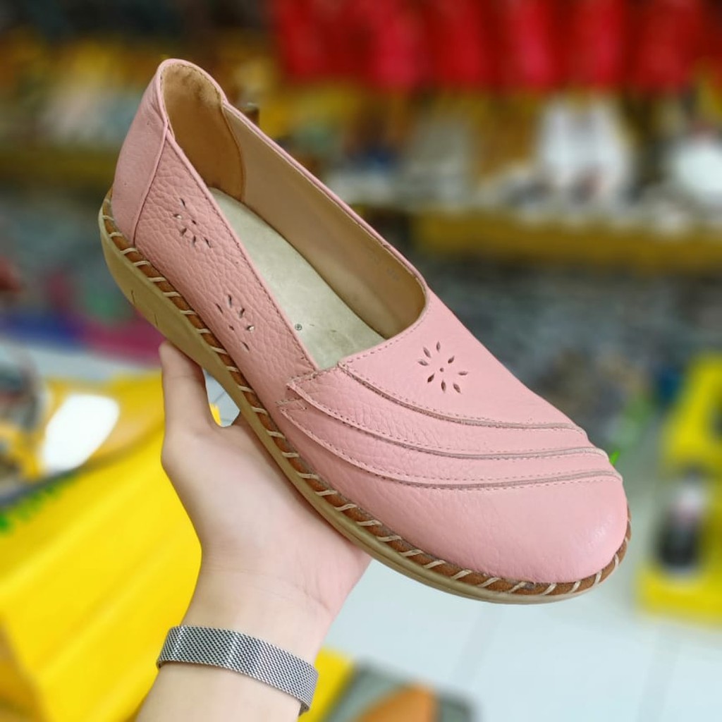 (SPT10) Sepatu wanita Sepatu kulit asli Sepatu kulit wanita