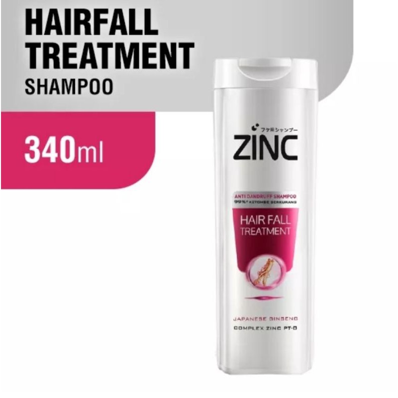 (340 ml) zinc shampoo botol besar-Hairfall treatment