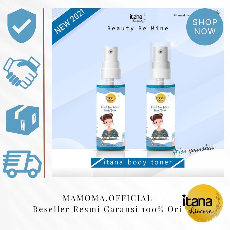 READY  Toner Badan Fresh & Moist Itana▪︎Paket Itana Skincare • Toner Itana• Lotion Itana • Sabun Ita