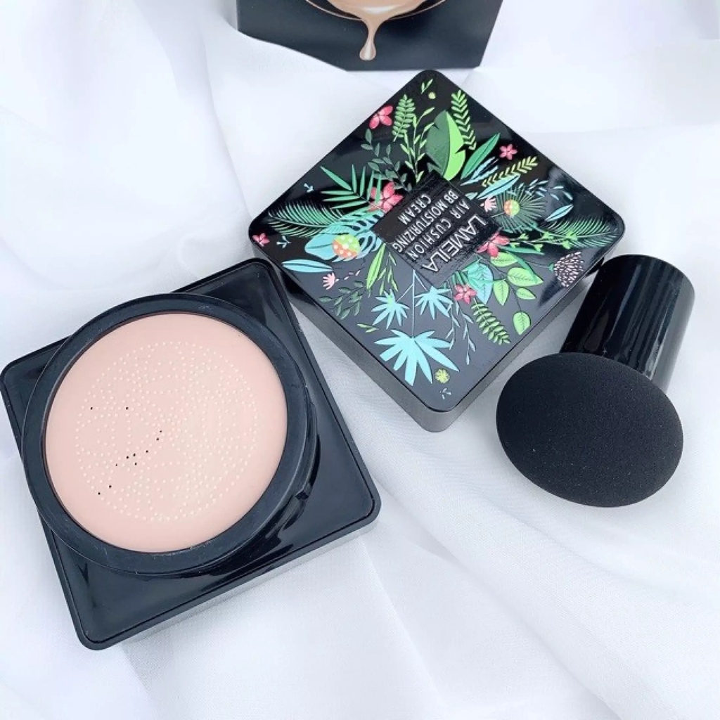 Lameila Mushroom Head Air Cushion CC Cream Moisturizing Rumah Cantik Foundation Yang Membuat Wajah Lebih Cerah Dan Tahan Lama Ketika Di Aplikasikan Ke Wajah