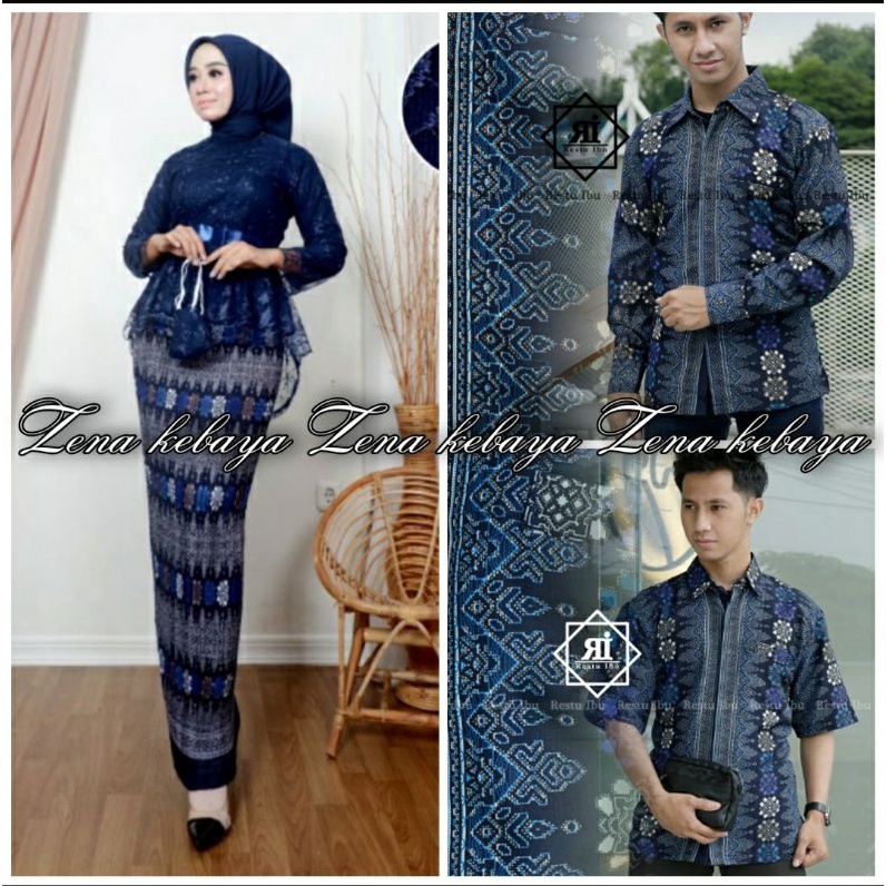 COUPLE KEBAYA AURORA PITA/KEBAYA MODERN/KEBAYA WISUDA/COUPLE KEMEJA BATIK