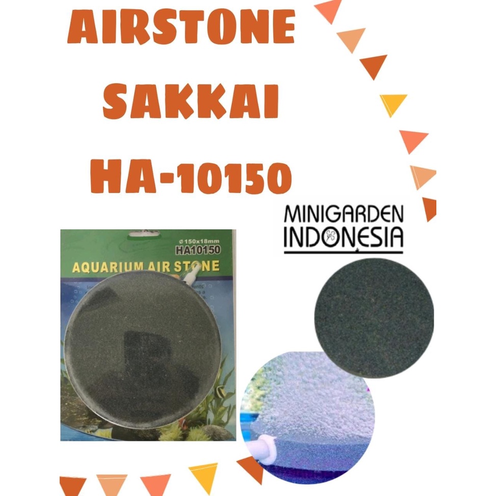 AQUARIUM AIRSTONE BULAT SAKKAI PRO HA-10150 BATU AERATOR 15CM X 15MM