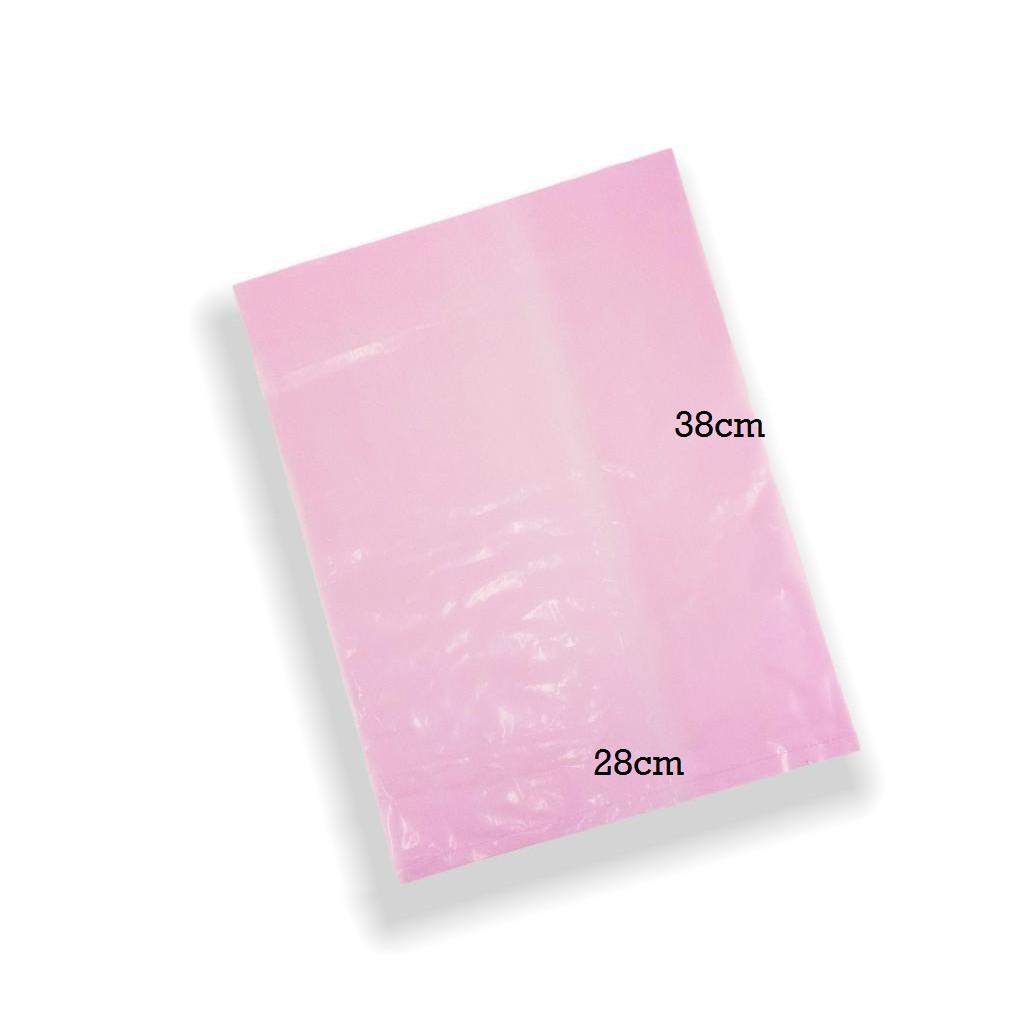 

LOLILE PLASTIK PACKING OLSHOP /PLASTIK PE WARNA PINK ukuran 28 x 38cm ISI 500 GRAM