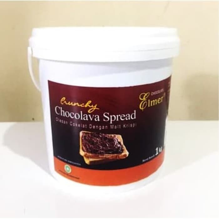 

Chocolava chruncy spread 1 kg / Elmer selai cokelat crispy roti kue