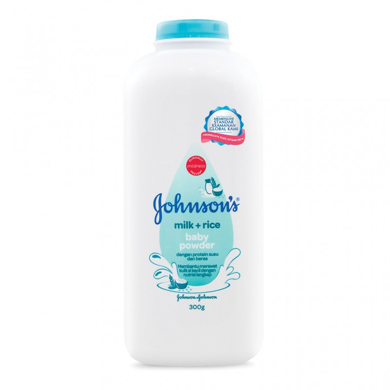 Johnson`s Baby Powder Milk Rice 300gr - Bedak Tabur Bayi