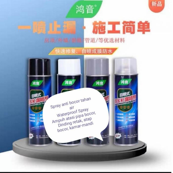 Hugy | Semprotan Anti Bocor Tahan Air 700Ml Pipa Bocor Atap Kamar Mandi