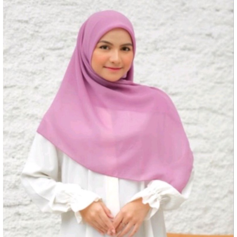 Jilbab Bella Square Termurah Dusty Lilac