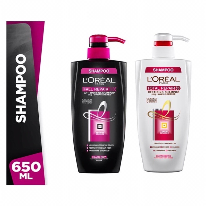 L’oreal Paris Hair Care Total Repair 5 / Fall Resist 3x Shampoo - 450 / 620 ml