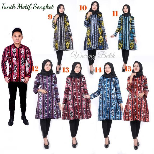 Warung batik kemeja songket kemeja batik songket pria lengan panjang baju cowok