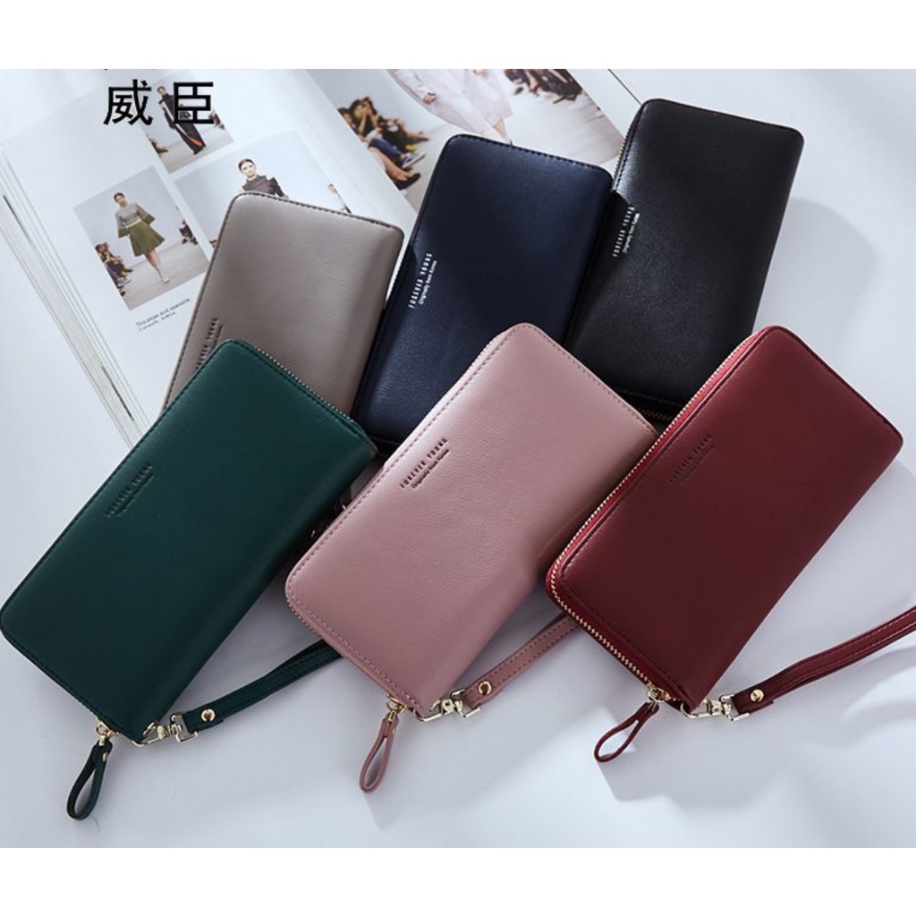 BAJ Dompet Panjang Wanita Gaya Korea Import DOMPET WANITA 3 RUANG / TF081