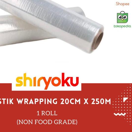 

STRETCH FILM 20CM X 250M PLASTIK WRAPPING PLASTIC WRAP PACKINGAN