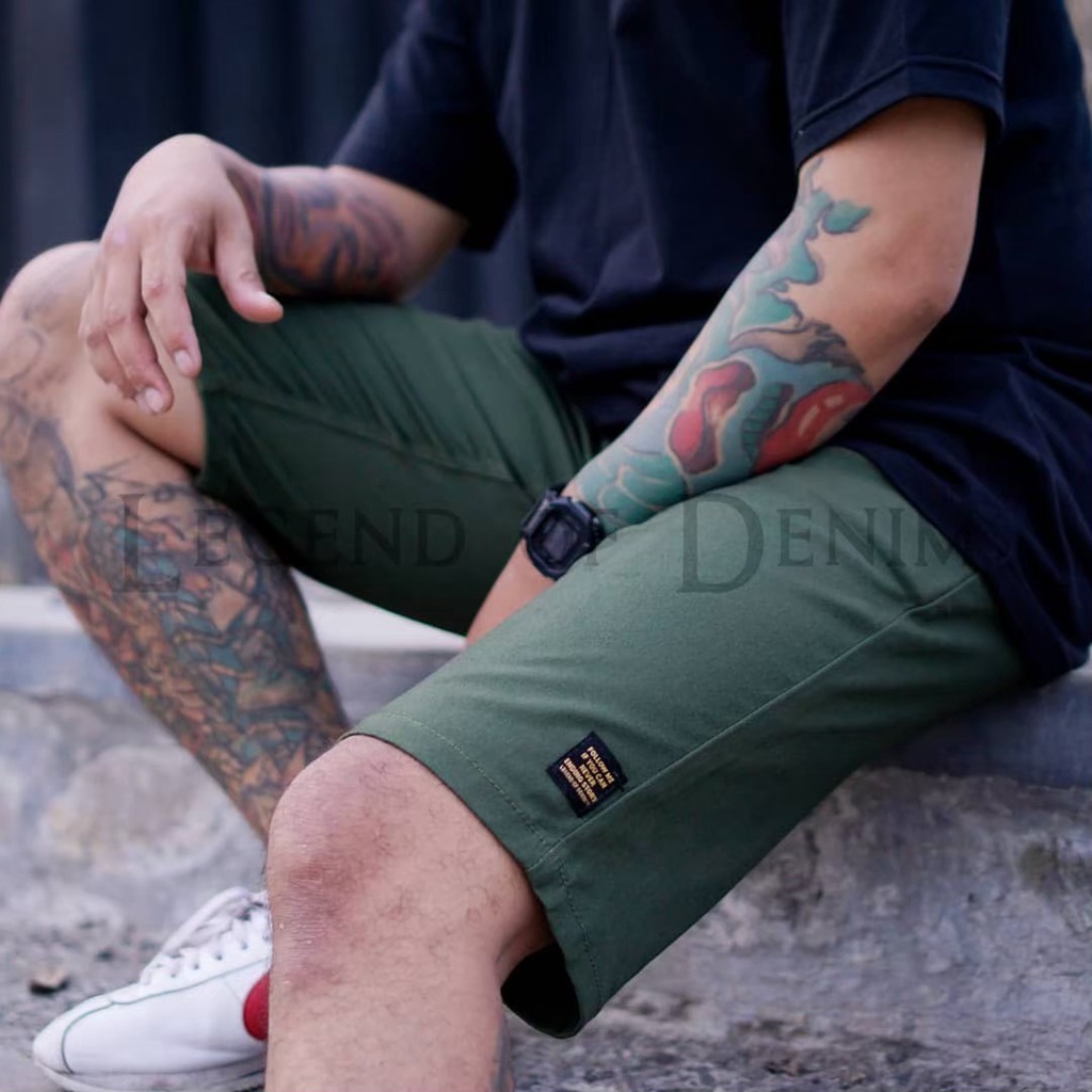 Fashion Pria - Celana Pendek Pria Chino ERIGO Legend Original Distro Bandung