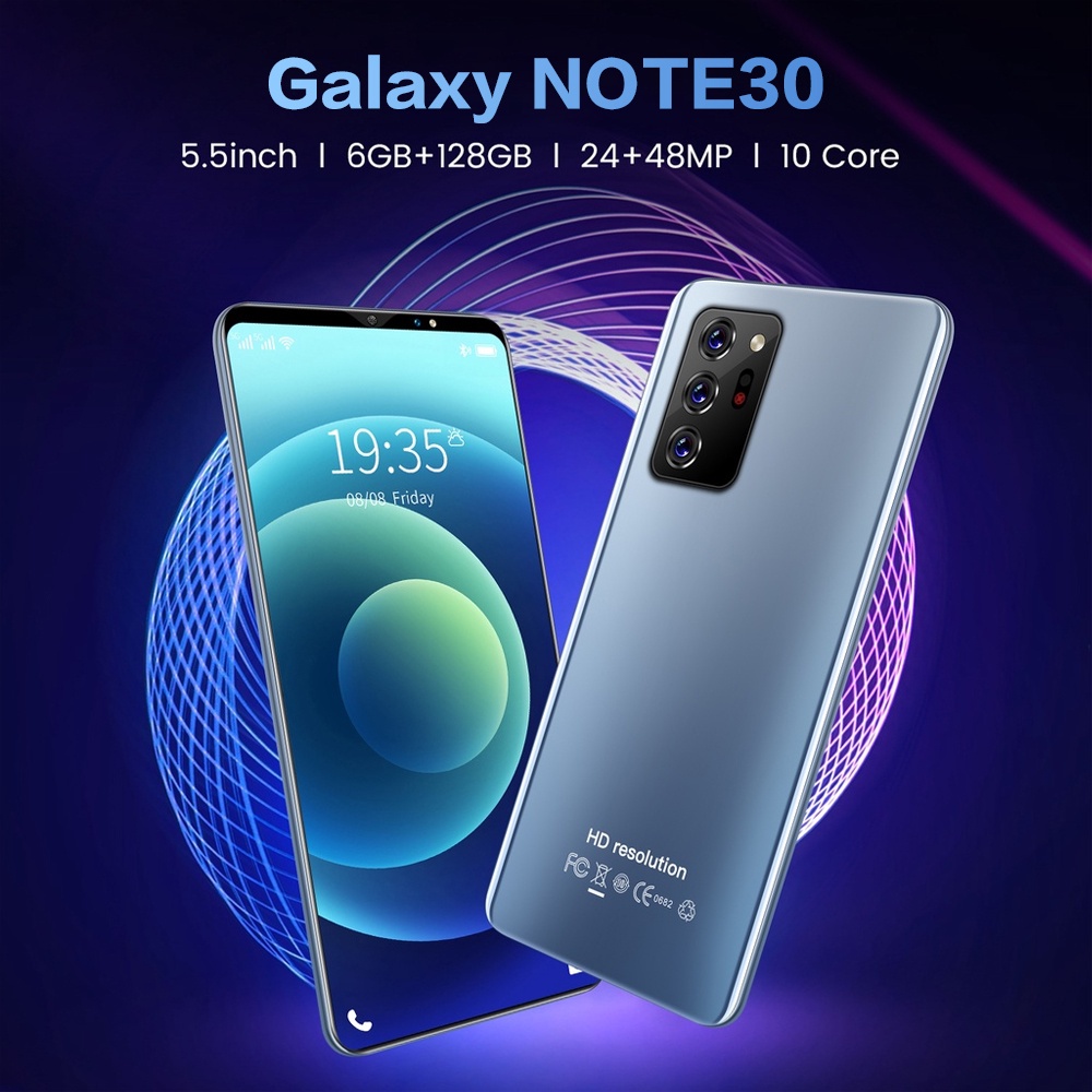 【2022 Produk Baru hp】Galaxy note30 pro NFC Layar HD 6.5-inci RAM12GB ROM 512GB hp Smartphone Android