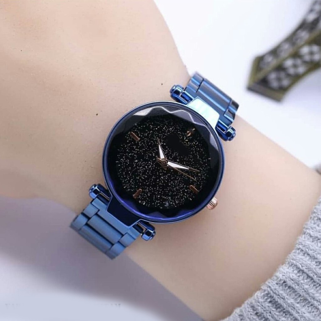 [✅COD] Jam Tangan Rantai Analog Watch Fashion Wanita Pria Cewek Cowok Anti Air Murah Couple Original