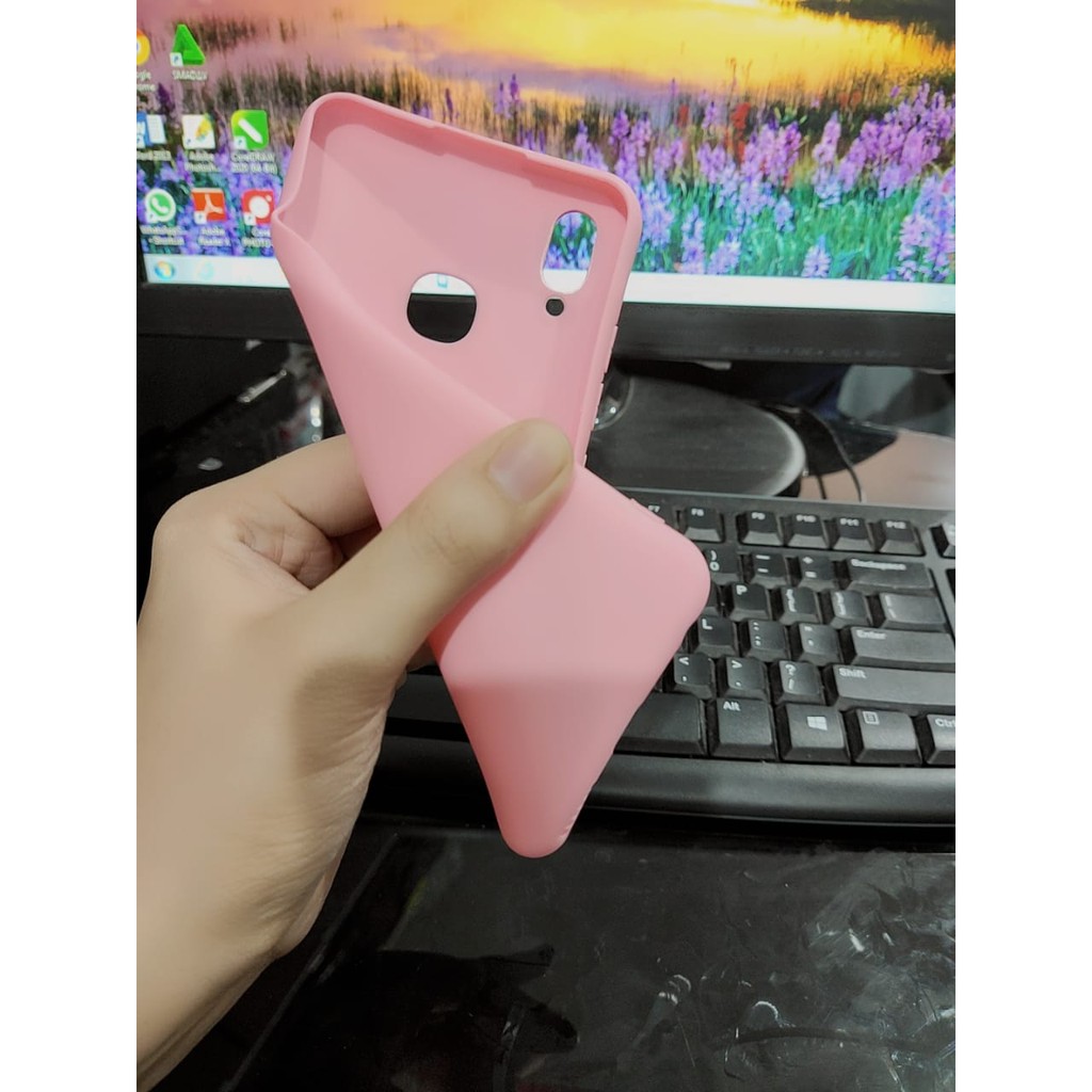 TPU MACARON Vivo Y91 Y95 6.22 Inchi Softcase Silicon Candy Anti Noda No Logo Full Cover