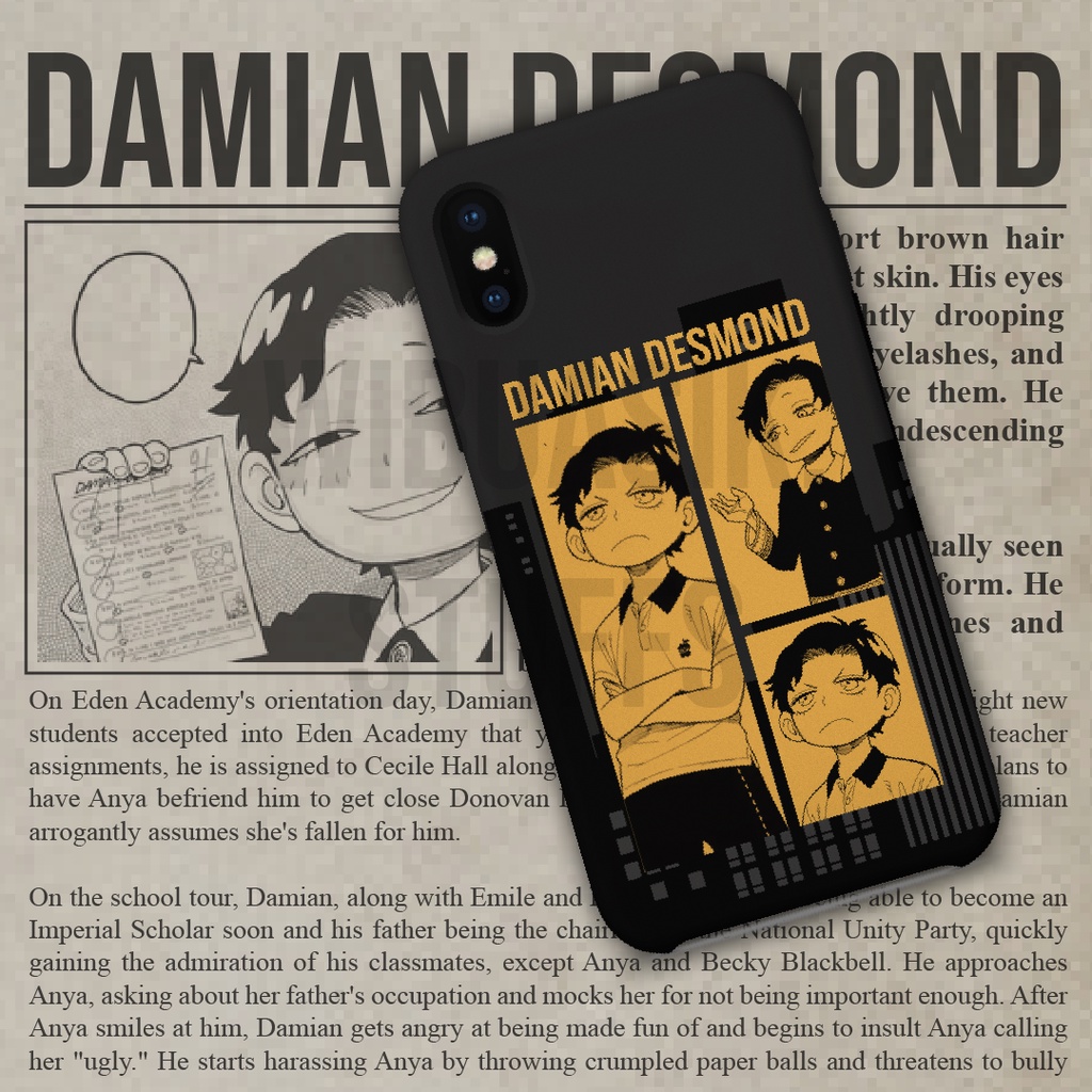 Case Anime Spy x Family Damian Desmond