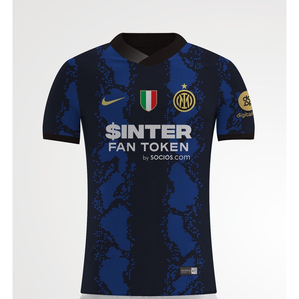 Jersey Printing Inter Home 2021 2022 Full Sponsor