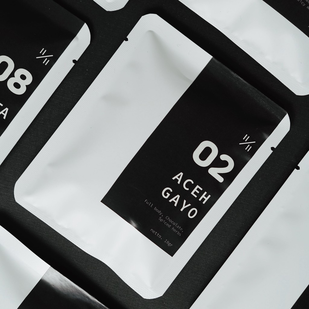 

The Inspired (5pcs) | Kopi Drip Bag Filter Arabica | 02 Aceh Gayo