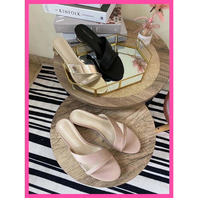 CHARLES & KEITH (CK) - 383 (SLIP SANDAL) WANITA