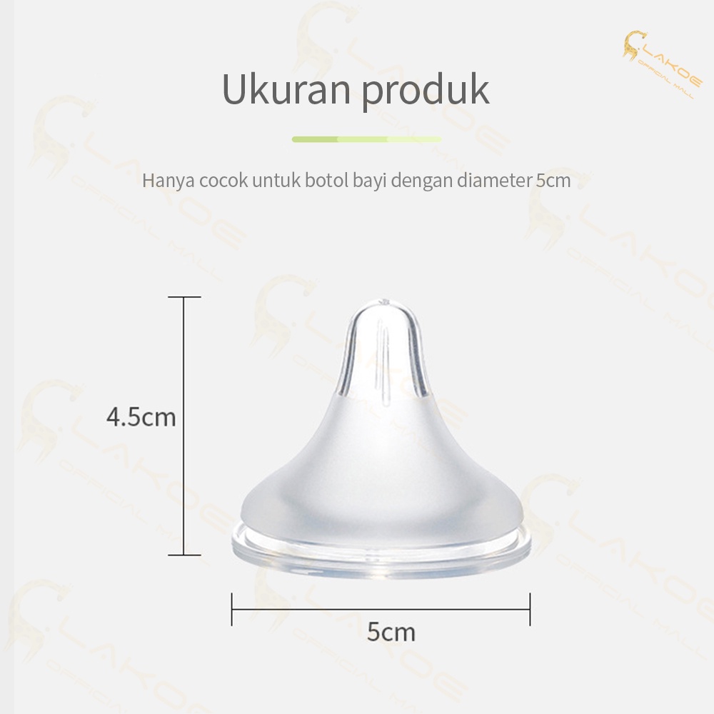 LAKOEOFFICIALMALL dot bayi untuk pigeon nipple pigeon leher lebar anti kolik-8