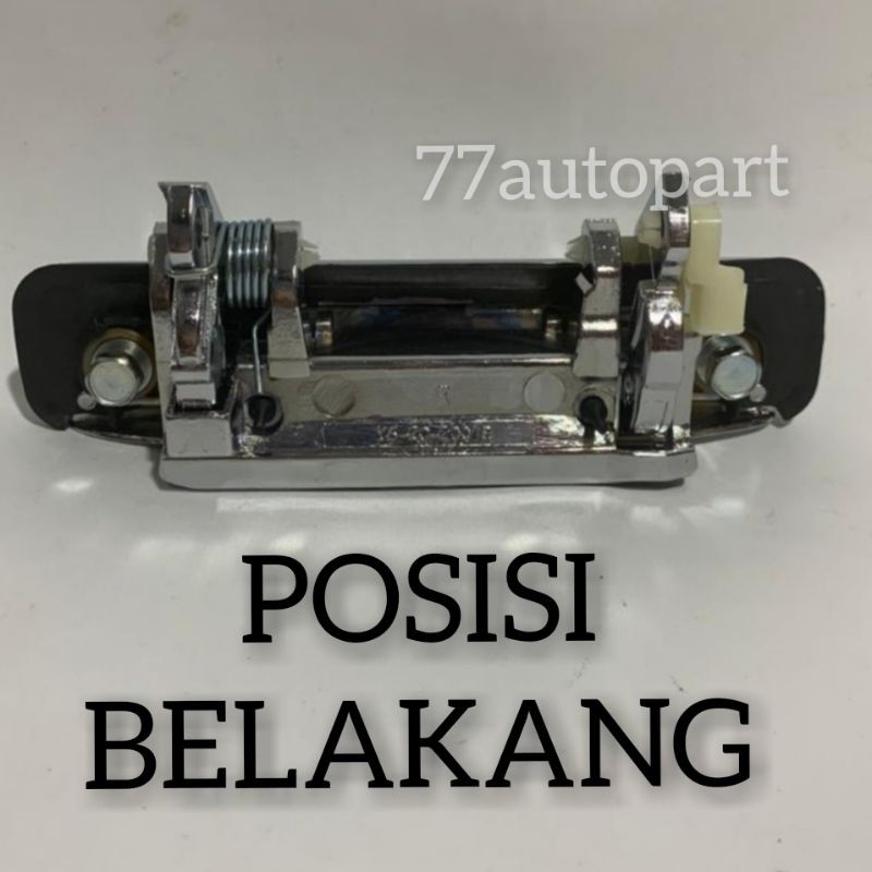 Handle pintu luar kijang chrome model ganti harga satuan