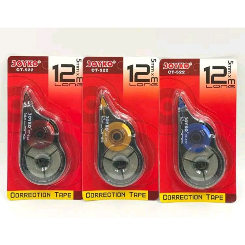 

Stipo kertas / Tipe X / penghapus kertas Joyko 12m x 5mm