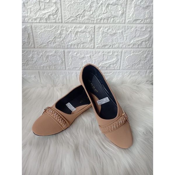 Sepatu Wanita Murah Flat Shoes Wanita Terbaru Balet Variasi Kepang