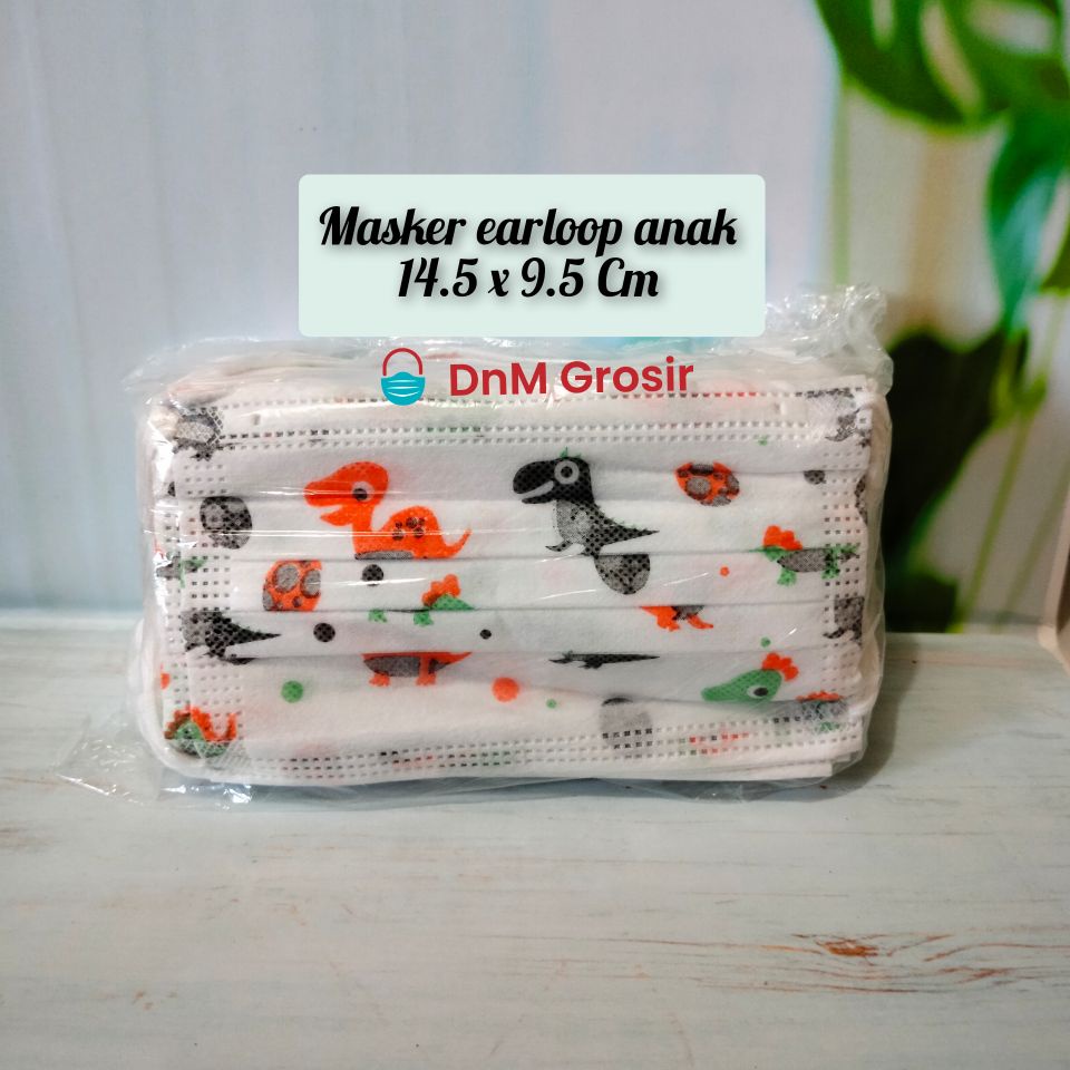 Masker Anak Motif Gambar Lucu 3 ply isi 50 pcs