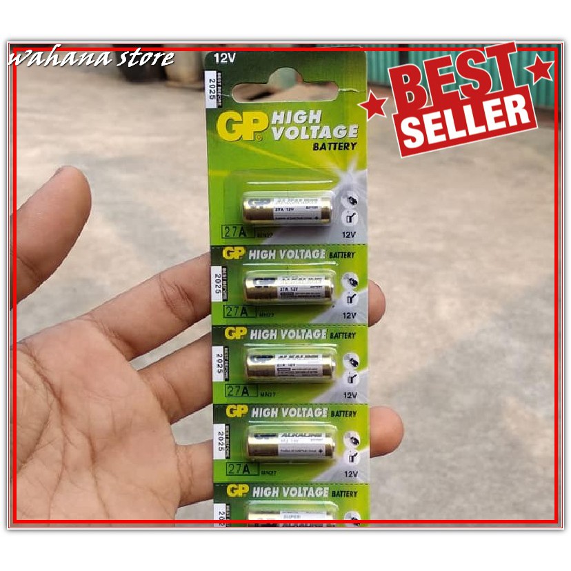 Battery batrei baterai GP27A GP 27 ORIGINAL Alkaline