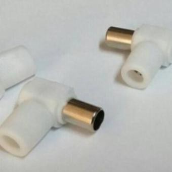 Jack Colokan Antena TV Plastik Bentuk L rajvr02 Kualitas Baik