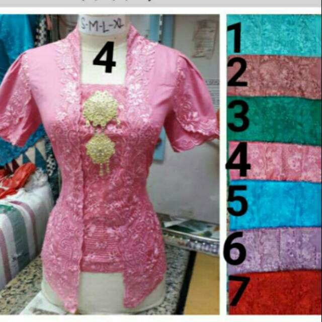 [Preloved] Kebaya encim ungu size S