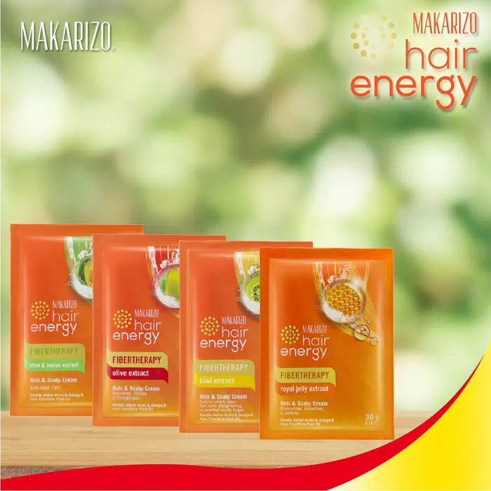 Makarizo Hair Energy Fibertherapy Hair &amp; Scalp Creambath 30ml/60ml