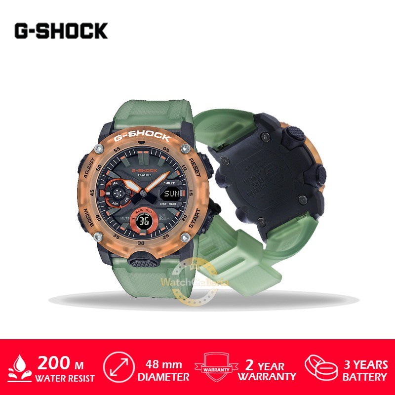 Jam Tangan Casio G-Shock GA-2000HC-3ADR Original Murah