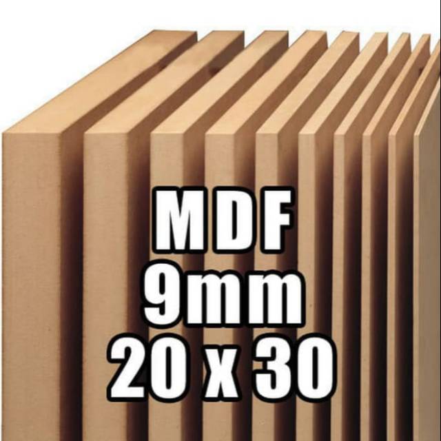 

Papan MDF (Medium density fiberboand) 9mm