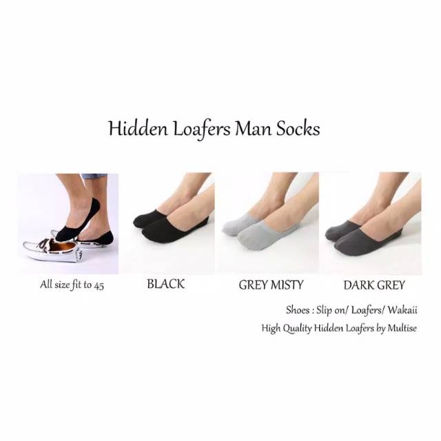 HIDDEN SOCKS - KAOS KAKI TIDAK TERLIHAT - KAOS KAKI WANITA &amp; PRIA