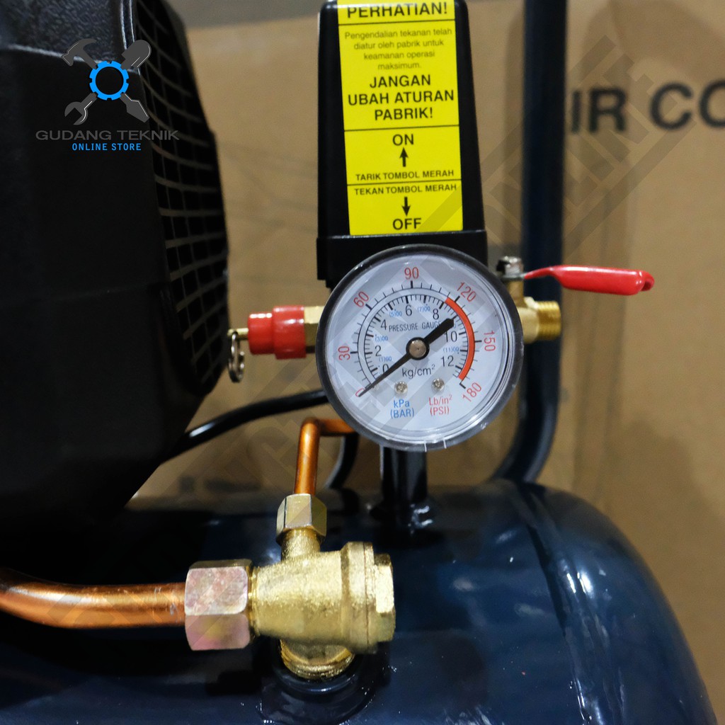 Kompresor Angin 1Hp IZUMI DD1024 24L / Air Compressor 1 Hp DD 1024 24 Liter