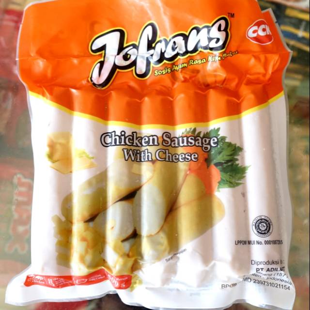 

Jofrans Sosis Ayam keju isi 7s 500gr (jumbo)