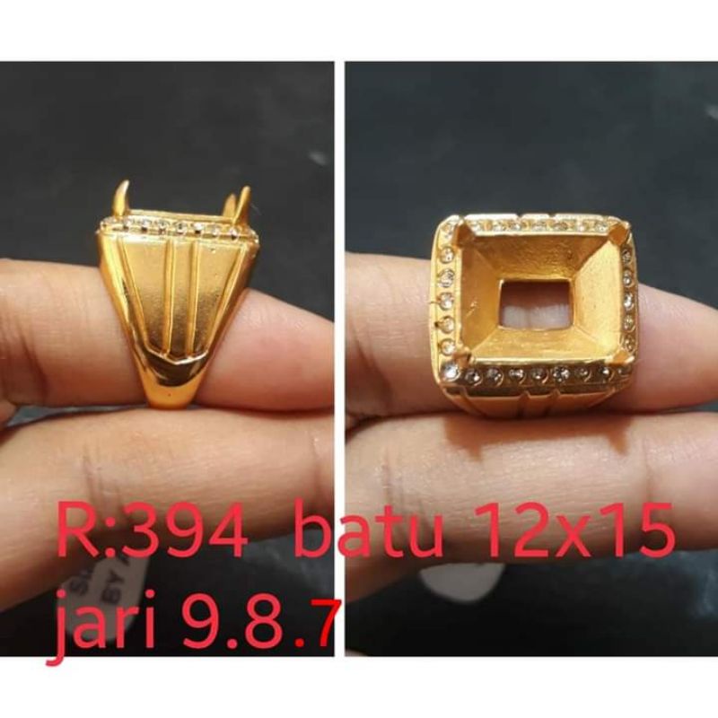 Ikat ring emban perunggu model eropa