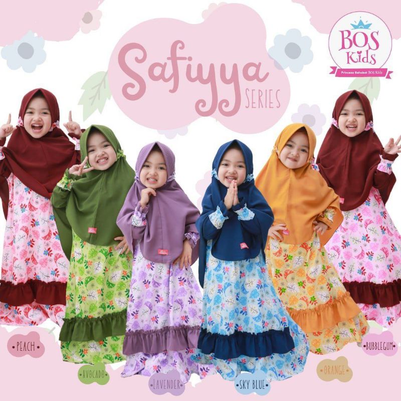 [ SAFIYYA ] By BosKids gamis safiyya bos kids gamis anak rayon baju anak ngaji gamis anak murah Sama