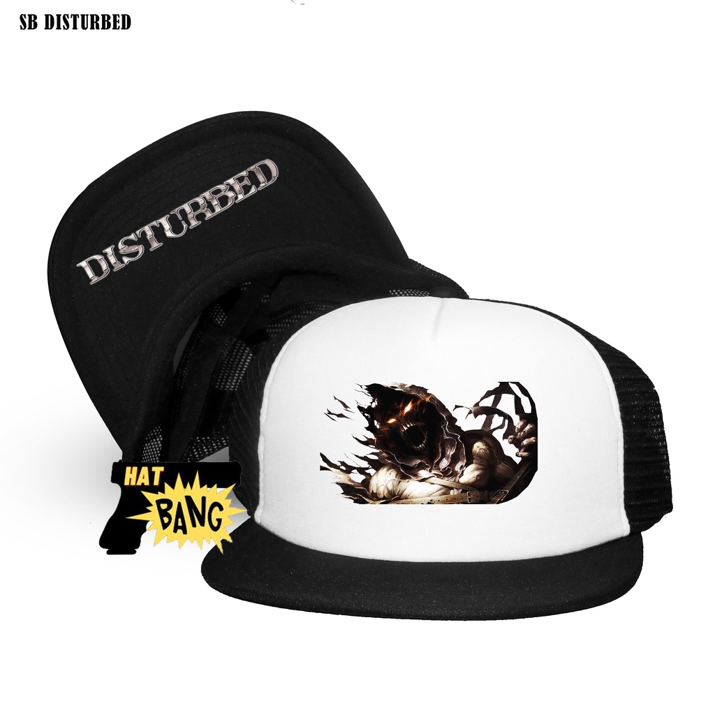 Topi Snapback Disturbed / Topi Disturbed / Snapback Disturbed / Topi Jaring / Topi Band / Topi Band / Snapback Band / Snapback / Topi / Topi Pria / Topi Keren / Snapback keren