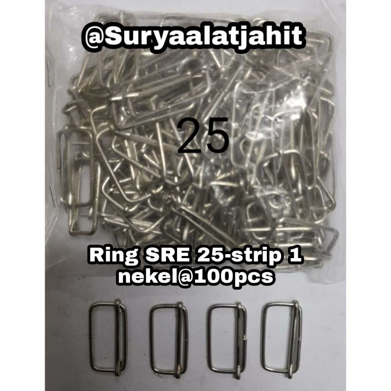 Ring jalan Sre-25/2.8cm Tip Top Nekel @+/-100pcs =rp.11.500/bks