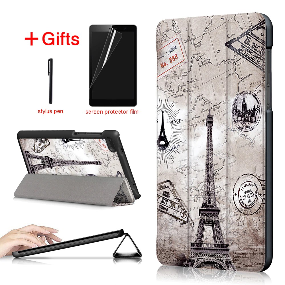 Bebas ongkir Slim Magnetic Folding cover Case For Lenovo Tab 7 Essential TB-7304F TB-7304I TB-7304x