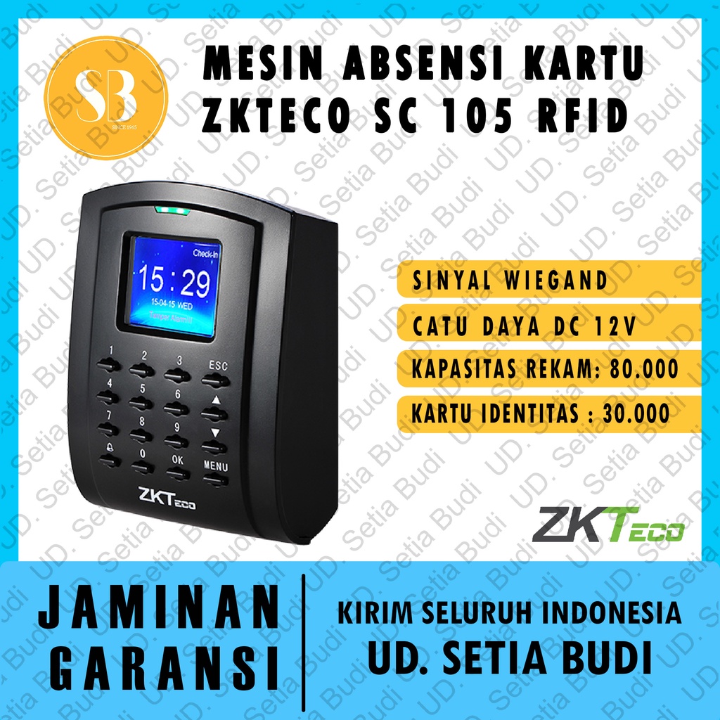 ZKTECO SC105 RFID Akses Kontrol SC 105