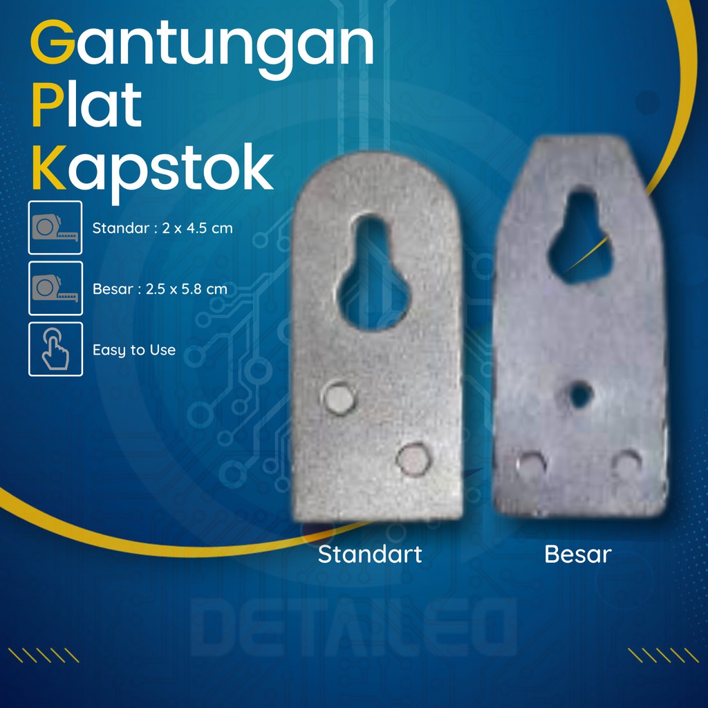 Plat Gantungan Figura Kapstok Papan Tulis