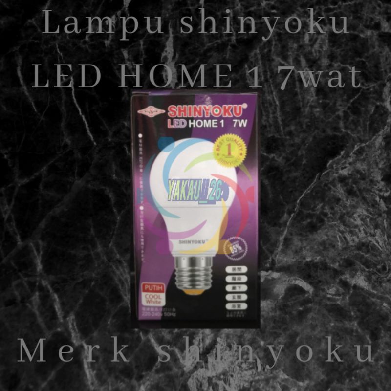 LAMPU SHINYOKU LED HOME 1 7WATT