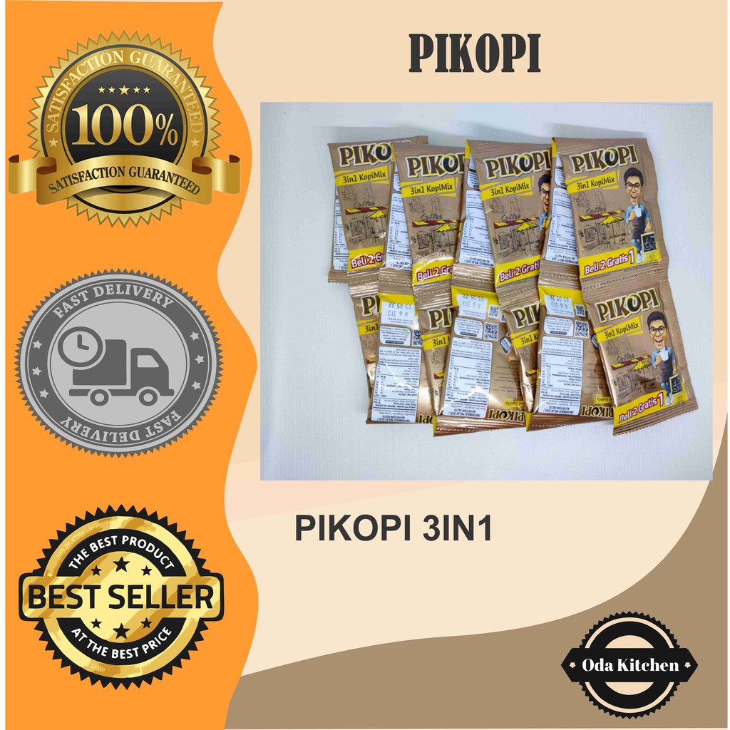 PIKOPI 3IN1 RENCENG 10X20gram