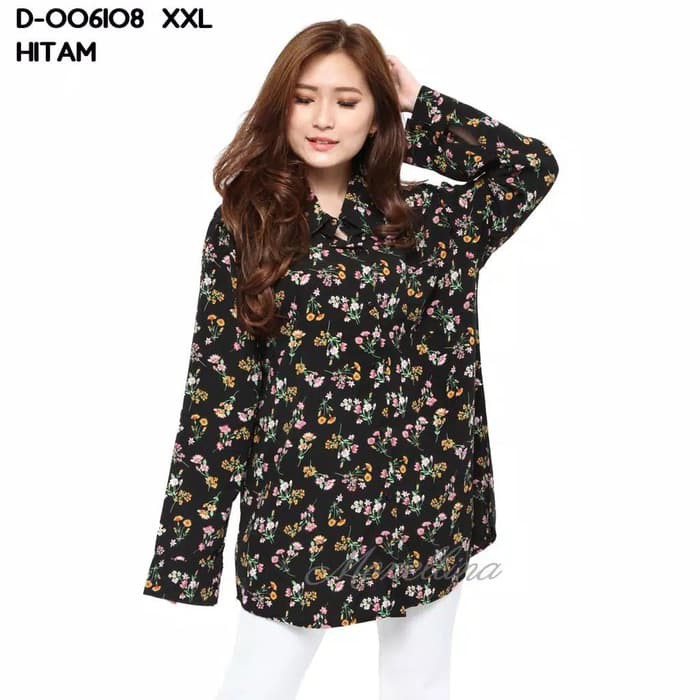 Baju Blouse Atasan Wanita Model Kimono Wanita Lengan Panjang Premium Ck9200