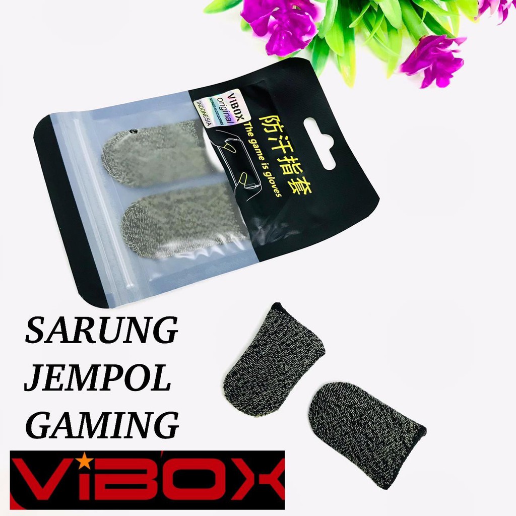 PROMO SARUNG JEMPOL MURAH GAMING PUBGI COD MOBA GAMING anti slip anti basah satu pasang